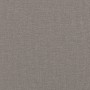 Banco con respaldo tela gris taupe 120x62x75,5 cm de , Bancos - Ref: Foro24-372125, Precio: 180,57 €, Descuento: %