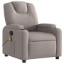 Sillón de masaje reclinable de tela gris taupé de , Sillones - Ref: Foro24-372385, Precio: 241,56 €, Descuento: %