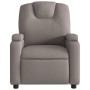 Taupe gray fabric reclining massage chair by , Armchairs - Ref: Foro24-372385, Price: 241,56 €, Discount: %