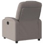 Taupe gray fabric reclining massage chair by , Armchairs - Ref: Foro24-372385, Price: 241,56 €, Discount: %