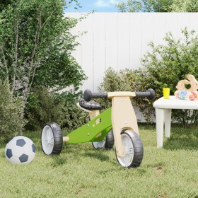 Bicicleta de equilibrio para niños 2 en 1 verde de , Vehículos a pedales o para empujar - Ref: Foro24-358353, Precio: 54,99 €...