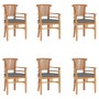 Garden dining set 7 pieces solid teak wood by , Garden sets - Ref: Foro24-3155778, Price: 1,00 €, Discount: %