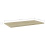 Estante estantería 4 uds contrachapada roble Sonoma 60x30x1,5cm de , Estanterías - Ref: Foro24-805240, Precio: 27,27 €, Descu...