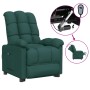 Sillón reclinable eléctrico tela verde oscuro de , Sillones - Ref: Foro24-3073754, Precio: 198,85 €, Descuento: %