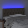 Cabecero con LED de tela gris taupe 100x7x78/88 cm de , Cabeceros y pies de cama - Ref: Foro24-3121942, Precio: 61,99 €, Desc...