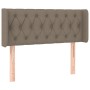 Cabecero con LED de tela gris taupe 103x16x78/88 cm de , Cabeceros y pies de cama - Ref: Foro24-3123566, Precio: 70,68 €, Des...