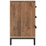 Brown recycled solid pine wood bedside table 40x30x55 cm by vidaXL, Nightstands - Ref: Foro24-349913, Price: 117,10 €, Discou...