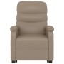 Cappuccino-colored synthetic leather lifting massage chair by , Electric massage chairs - Ref: Foro24-321289, Price: 356,71 €...