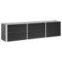 Anthracite gray galvanized steel flower bed 240x40x45 cm by , Pots and planters - Ref: Foro24-47047, Price: 48,45 €, Discount: %