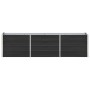 Anthracite gray galvanized steel flower bed 240x40x45 cm by , Pots and planters - Ref: Foro24-47047, Price: 50,63 €, Discount: %