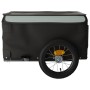 Black and gray iron bicycle trailer 30 kg by , Bicycle trailers - Ref: Foro24-94077, Price: 77,99 €, Discount: %