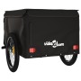 Black iron bicycle trailer 45 kg by , Bicycle trailers - Ref: Foro24-94094, Price: 98,86 €, Discount: %