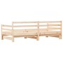 Sofá cama nido madera maciza de pino 90x190 cm de , Camas y somieres - Ref: Foro24-836153, Precio: 187,33 €, Descuento: %