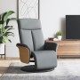 Sillón reclinable con reposapiés tela gris claro de , Sillones - Ref: Foro24-356521, Precio: 234,99 €, Descuento: %