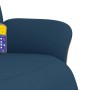 Relax-Massagesessel mit Fußstütze aus blauem Stoff von , Sessel - Ref: Foro24-356540, Preis: 252,97 €, Rabatt: %