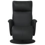 Recliner chair with footrest in black synthetic leather by , Armchairs - Ref: Foro24-356549, Price: 206,70 €, Discount: %