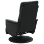 Recliner chair with footrest in black synthetic leather by , Armchairs - Ref: Foro24-356549, Price: 206,70 €, Discount: %