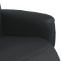 Recliner chair with footrest in black synthetic leather by , Armchairs - Ref: Foro24-356549, Price: 206,70 €, Discount: %