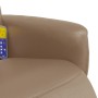 Recliner massage footrest synthetic leather cappuccino by , Armchairs - Ref: Foro24-356556, Price: 228,51 €, Discount: %