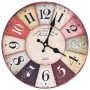 Reloj de pared vintage colorido 30 cm de vidaXL, Relojes de pared - Ref: Foro24-50629, Precio: 17,27 €, Descuento: %