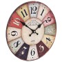 Reloj de pared vintage colorido 30 cm de vidaXL, Relojes de pared - Ref: Foro24-50629, Precio: 17,27 €, Descuento: %