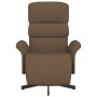 Sillón reclinable con reposapiés tela marrón de , Sillones - Ref: Foro24-356604, Precio: 232,99 €, Descuento: %