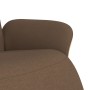 Sillón reclinable con reposapiés tela marrón de , Sillones - Ref: Foro24-356604, Precio: 232,99 €, Descuento: %