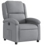 Sillón reclinable de tela gris claro de , Sillones - Ref: Foro24-371751, Precio: 218,99 €, Descuento: %