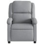 Sillón reclinable de tela gris claro de , Sillones - Ref: Foro24-371751, Precio: 218,99 €, Descuento: %