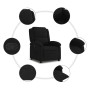 Sillón reclinable de terciopelo negro de , Sillones - Ref: Foro24-371803, Precio: 228,04 €, Descuento: %