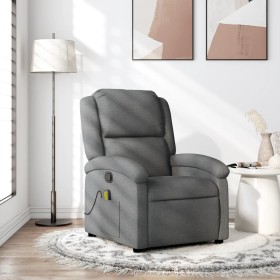 Sillón de masaje reclinable de tela gris oscuro de , Sillones - Ref: Foro24-371764, Precio: 243,99 €, Descuento: %