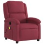 Sillón de masaje reclinable de tela color vino tinto de , Sillones - Ref: Foro24-371766, Precio: 238,19 €, Descuento: %