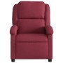 Sillón de masaje reclinable de tela color vino tinto de , Sillones - Ref: Foro24-371766, Precio: 238,19 €, Descuento: %