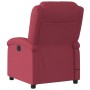 Sillón de masaje reclinable de tela color vino tinto de , Sillones - Ref: Foro24-371766, Precio: 238,19 €, Descuento: %