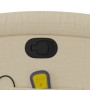 Cream Fabric Reclining Massage Chair by , Armchairs - Ref: Foro24-371772, Price: 242,46 €, Discount: %