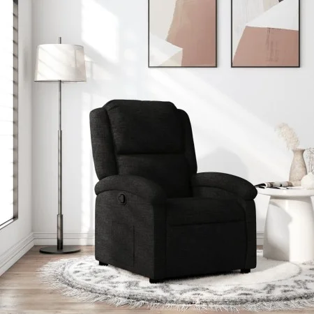 Black fabric recliner by , Armchairs - Ref: Foro24-371753, Price: 196,81 €, Discount: %