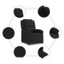 Black fabric recliner by , Armchairs - Ref: Foro24-371753, Price: 196,81 €, Discount: %