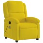 Sillón de masaje reclinable de terciopelo amarillo de , Sillones - Ref: Foro24-371815, Precio: 235,61 €, Descuento: %