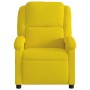 Yellow Velvet Reclining Massage Chair by , Armchairs - Ref: Foro24-371815, Price: 235,89 €, Discount: %