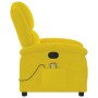 Yellow Velvet Reclining Massage Chair by , Armchairs - Ref: Foro24-371815, Price: 235,89 €, Discount: %