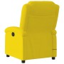 Sillón de masaje reclinable de terciopelo amarillo de , Sillones - Ref: Foro24-371815, Precio: 235,61 €, Descuento: %