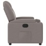 Sillón reclinable de tela gris taupe de , Sillones - Ref: Foro24-372373, Precio: 221,62 €, Descuento: %