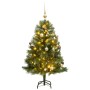 Artificial Christmas tree with hinges 150 LED and balls 120 cm by , Christmas trees - Ref: Foro24-3210185, Price: 72,73 €, Di...