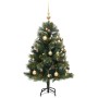 Árbol Navidad artificial con bisagras 150 LED y bolas 120 cm de , Arboles de navidad - Ref: Foro24-3210185, Precio: 72,73 €, ...