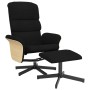 Sillón reclinable con reposapiés tela negro de , Sillones - Ref: Foro24-356612, Precio: 177,99 €, Descuento: %