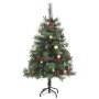 Árbol Navidad artificial con bisagras 150 LED y bolas 120 cm de , Arboles de navidad - Ref: Foro24-3210187, Precio: 54,35 €, ...