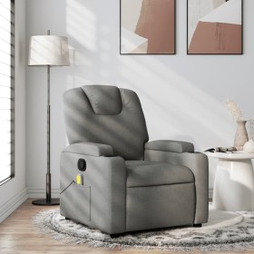 Dark Gray Fabric Reclining Massage Chair by , Armchairs - Ref: Foro24-372378, Price: 247,83 €, Discount: %