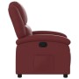 Red Faux Leather Recliner by , Armchairs - Ref: Foro24-371779, Price: 217,68 €, Discount: %