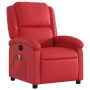 Red synthetic leather reclining massage chair by , Armchairs - Ref: Foro24-371787, Price: 241,95 €, Discount: %