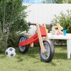 Red children's pedalless bike by , Pedal or push vehicles - Ref: Foro24-358359, Price: 48,99 €, Discount: %